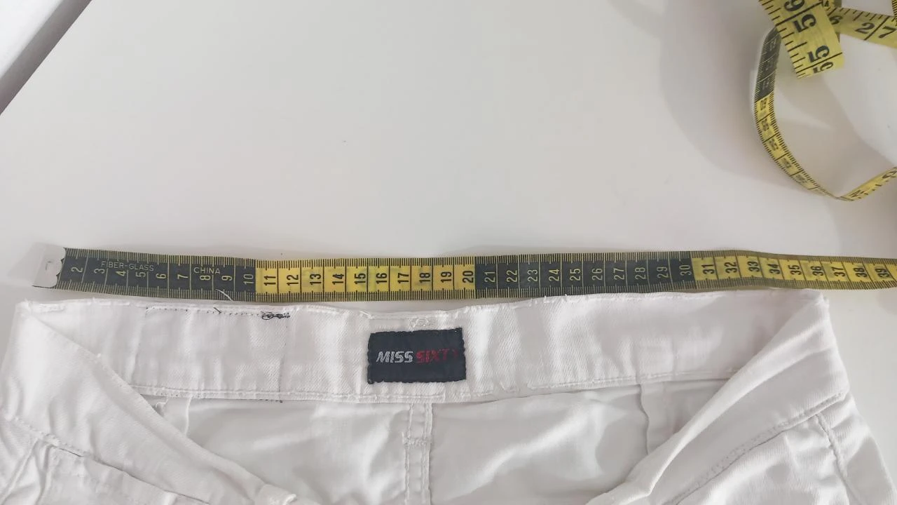 Jean blanc élastique Miss Sixty - Taille M/38 | Calças brancas de ganga elástica – photo 7